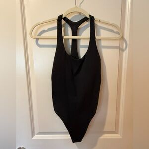 NWOT ALO Yoga Black Bodysuit